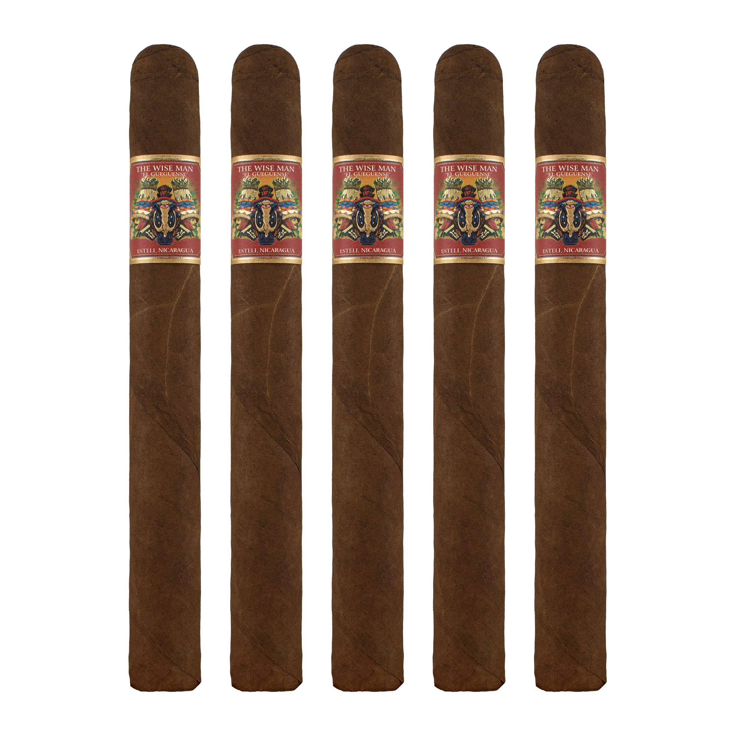 The Wiseman "El Gueguense" Maduro Churchill Cigar - 5 Pack